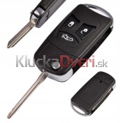 Obal kľúča, holokľúč pre Dodge, trojtlačítkový Hrot: CY24 a