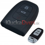 Silikonový obal, púzdro kľúča, čierny Audi  a