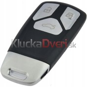 Obal kľúča, holokľúč pre Audi, 3-tlačítkový