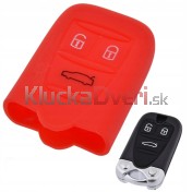 Silikonový obal, púzdro kľúča, pre Alfa Romeo Brera červený a