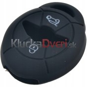 Silikonový obal, púzdro kľúča, pre Mini čierny