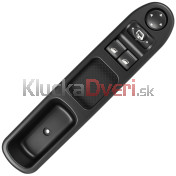 Ovládanie vypínač sťahovania okien Peugeot 307, 6554E4 a