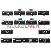 Krytky tlačidliel klimatizácie BMW rad 5 E39 95-04