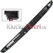 Spínač, mikrospínač, kľučka, lišta zadných kufrových dverí Mini Roadster, 51132753603 chróm a