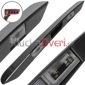 Spínač, mikrospínač, kľučka, lišta zadných kufrových dverí BMW rad 5 combi, 51138185790 čierny lesk c