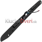 Spínač, mikrospínač, kľučka, lišta zadných kufrových dverí BMW rad 5 combi, 51138185790 čierny lesk d