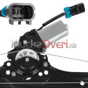 Mechanizmus sťahovania okien Fiat 500, predný, ľavý s motorčekom 52060971 c