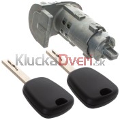Vložka zámku BEZ kolíka, 2x kľúč Renault Trafic III 7701209836 a