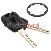 Vložka zámku, kompletná, pravé predné dvere, 2x kľúč Peugeot Boxer 9170V5 e