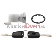 Vložka zámku, kompletná, ľavé predné dvere, 2x kľúč Fiat Ducato 9170V3 b