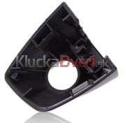 Záslepka vonkajšej kľučky dverí, čierna s otvorom ľavá Audi A6 11-18 b