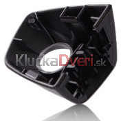 Záslepka vonkajšej kľučky dverí, čierna s otvorom ľavá Audi A6 11-18 d