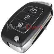 Obal kľúča, holokľúč Hyundai Accent, i10, i20, i30, trojtlačítkový 