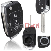 Obal kľúča, holokľúč Kia Ceed, Picanto, Rio, Soul, Stonic, trojtlačítkový  d