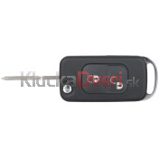 Obal kľúča, holokľúč Mercedes SLK-Trieda, Viano, Vito, 2-tlačítkový, 2-tlačítkový f