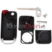 Obal kľúča, holokľúč Mercedes CLS-Trieda, E-Trieda, M-Trieda, S-Trieda, 2-tlačítkový d