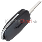 Obal kľúča, holokľúč pre Ford C-Max, Fiesta, Focus II, Fusion, Galaxy, 3-tlačítkový c