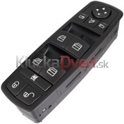 Ovládanie vypínač sťahovania okien, zrkadiel Mercedes GL-Trieda A1698206710