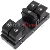 Ovládanie vypínač sťahovania okien Škoda Fabia II, 5JD959858