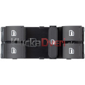 Ovládanie vypínač sťahovania okien Škoda Fabia II, 5JD959858 d