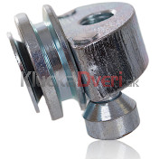 Vozík, pánt bočné posuvné pravé dvere, horný Mercedes BUS 207-410, 77-96 a