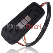 Kontakt bočné posuvné dvere Renault Trafic II od 2001, 3 piny d