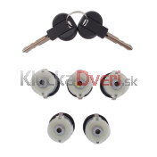 Sada vložiek zámkov dverí 5 ks Fiat Ulysee 94-03 b